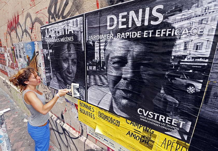 Préparation des affiches