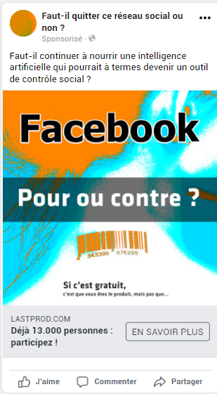 Facebook pour ou contre ?